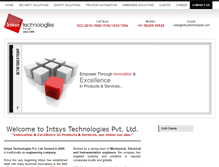 Tablet Screenshot of intsystechnologies.com